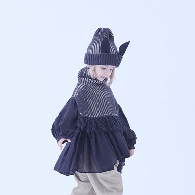 [Pre-order (Sep. Delivery)]eLfinFolk Beast beanie2 black by CA4LA