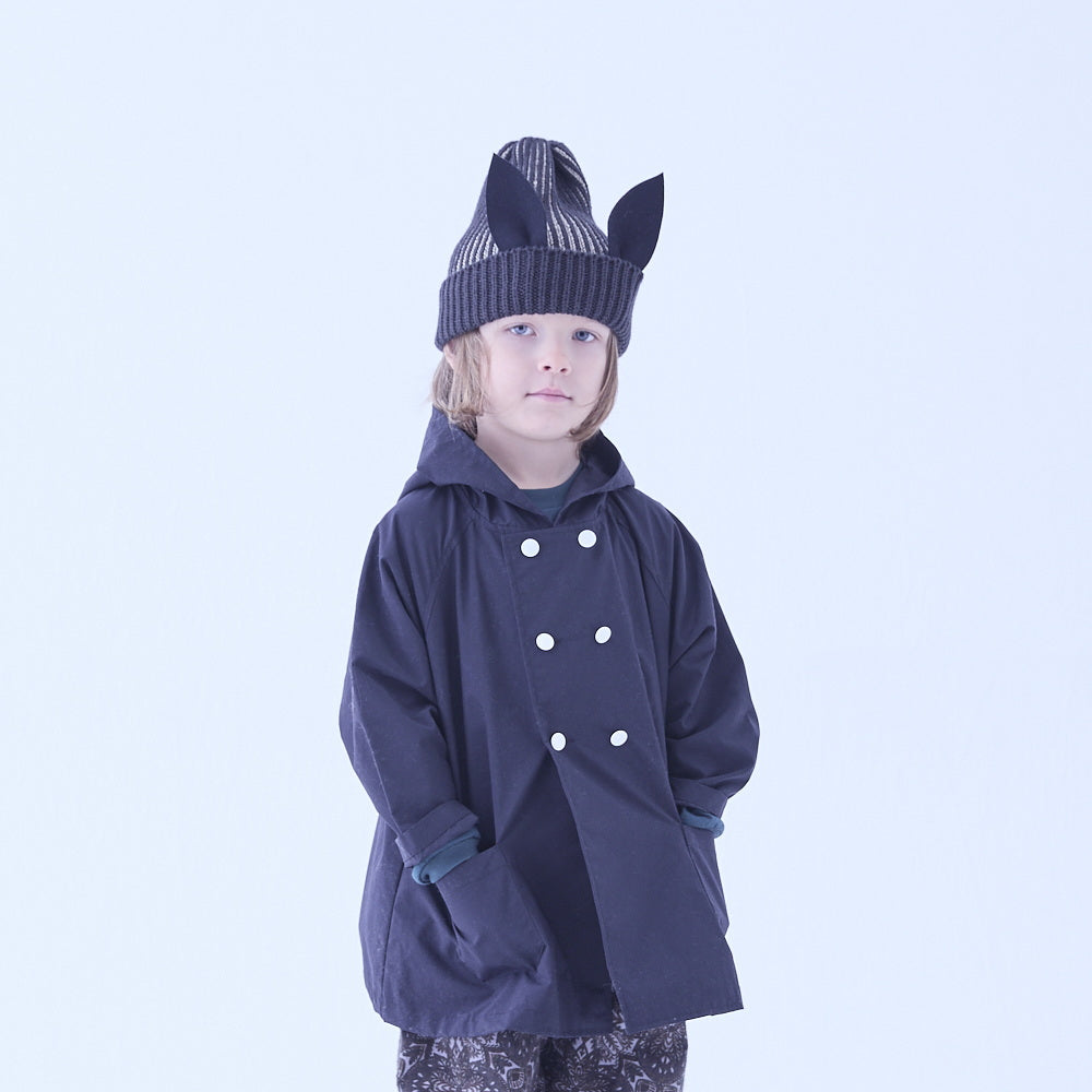 [Pre-order (Sep. Delivery)]eLfinFolk Beast beanie2 black by CA4LA