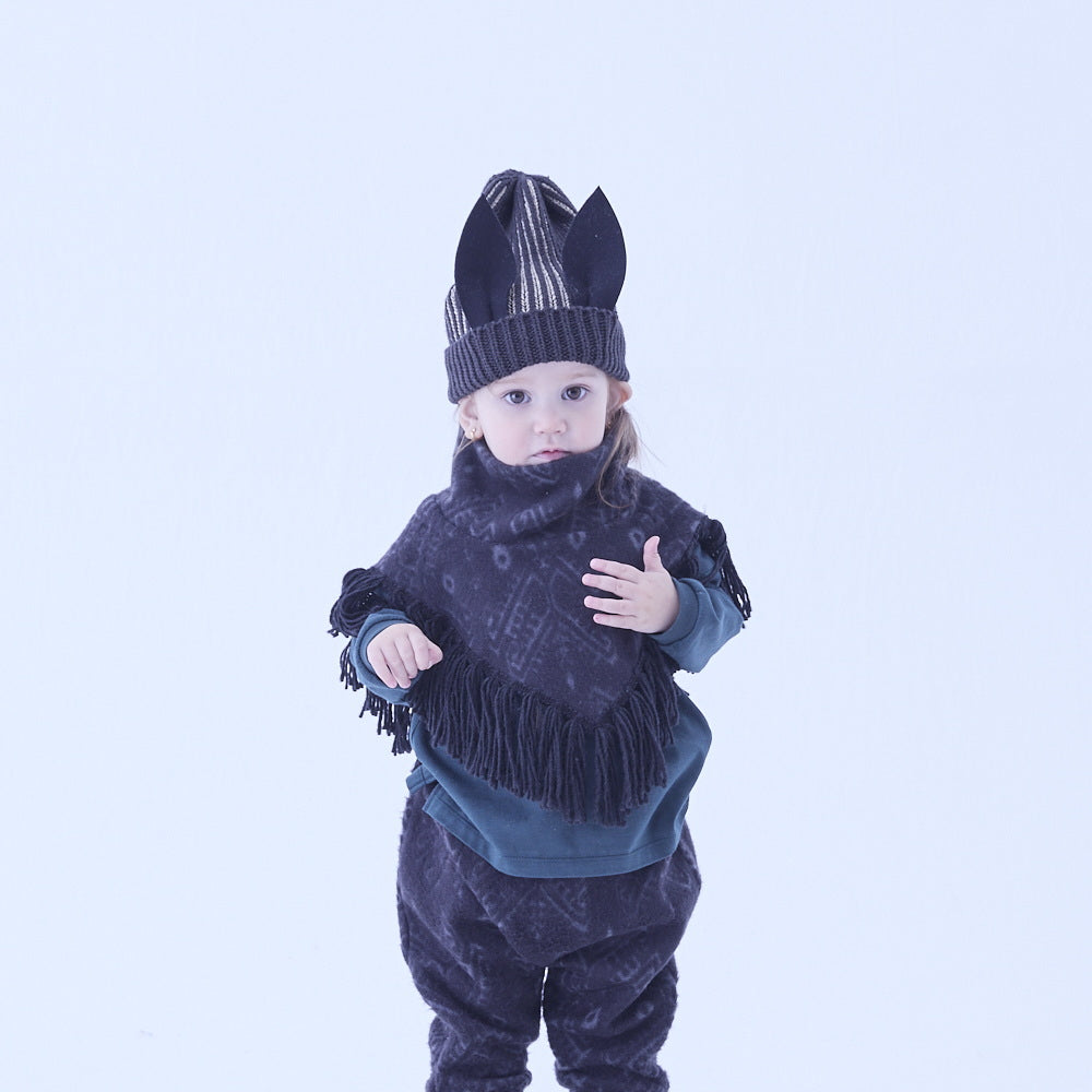 [Pre-order (Sep. Delivery)]eLfinFolk Beast beanie2 black by CA4LA