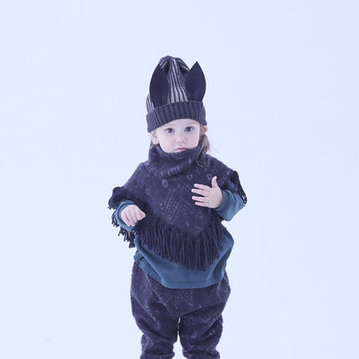 [Pre-order (Sep. Delivery)]eLfinFolk Beast beanie2 black by CA4LA