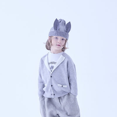 [Pre-order (Sep. Delivery)]eLfinFolk Beast beanie2 gray by CA4LA