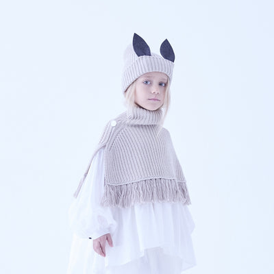 [Pre-order (Sep. Delivery)]eLfinFolk Beast beanie2 ivory by CA4LA