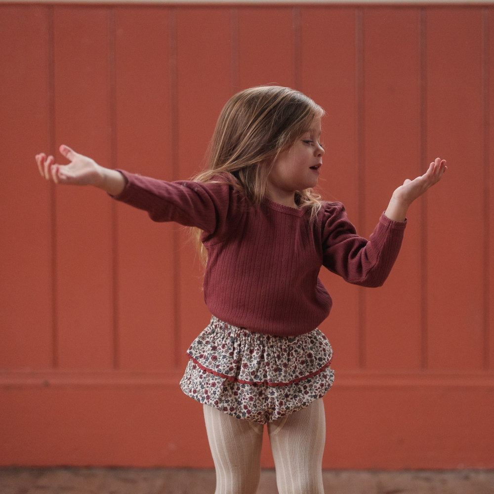 Little Cotton Clothes Frilly Bloomers Cottage Floral