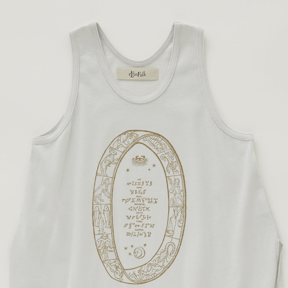 eLfinFolk 12 star signs Tank top ash white