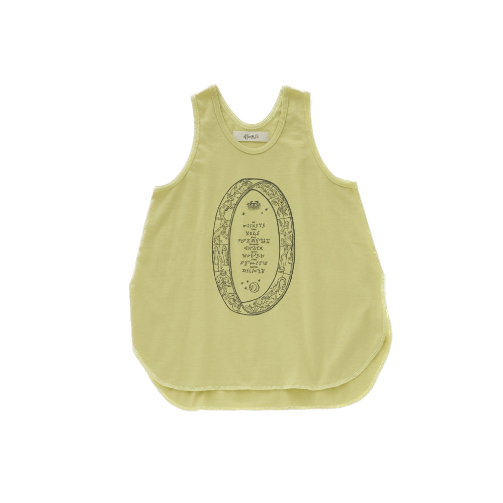 eLfinFolk 12 star signs Tank top lime yellow