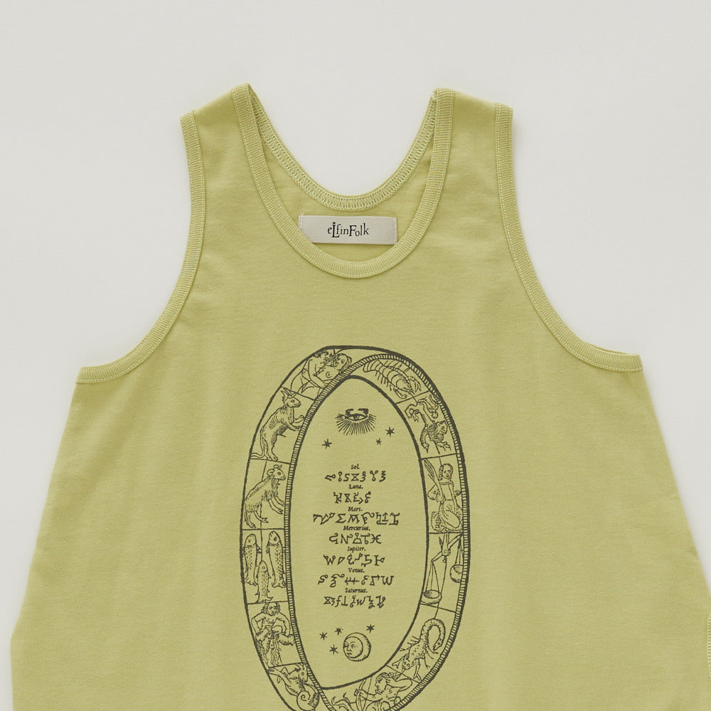 eLfinFolk 12 star signs Tank top lime yellow