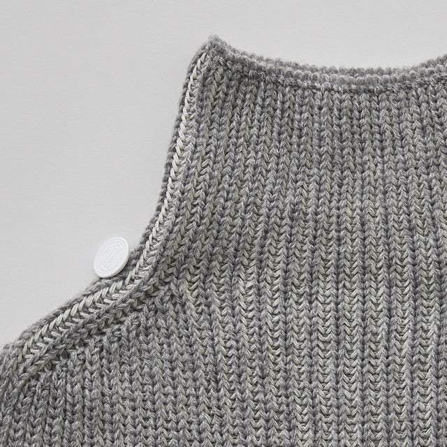[Pre-order (Sep. Delivery)]eLfinFolk Rib knit Knights Cape2 gray