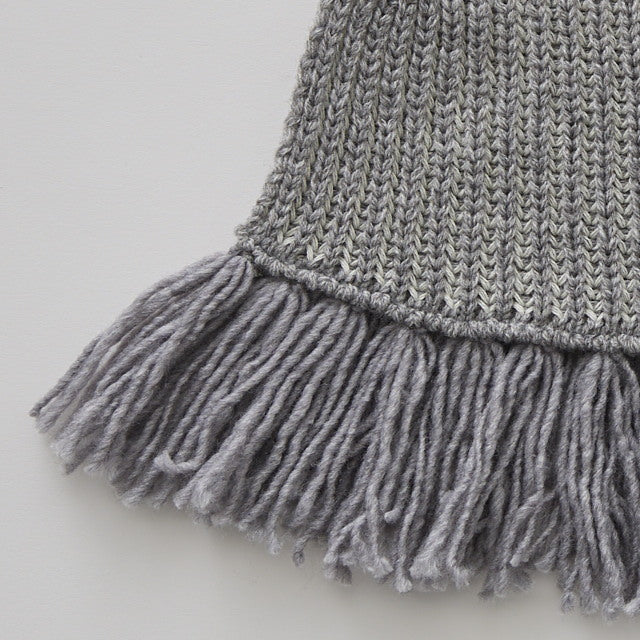 [Pre-order (Sep. Delivery)]eLfinFolk Rib knit Knights Cape2 gray