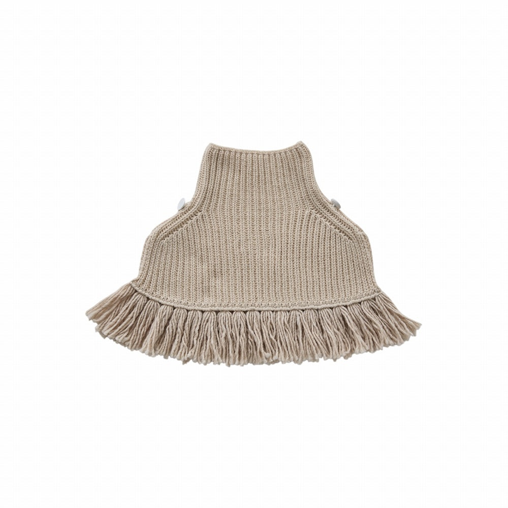 [Pre-order (Sep. Delivery)]eLfinFolk Rib knit Knights Cape2 ivory