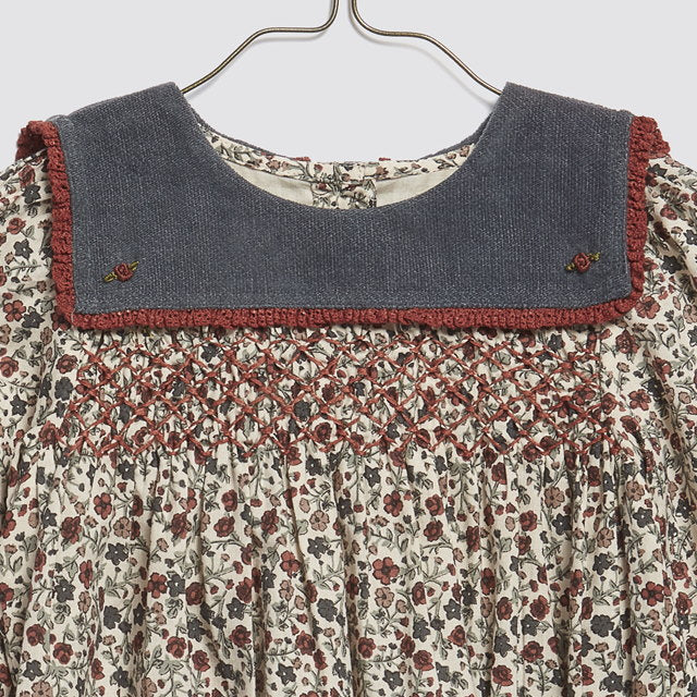 Little Cotton Clothes Hallie Romper Cottage Floral