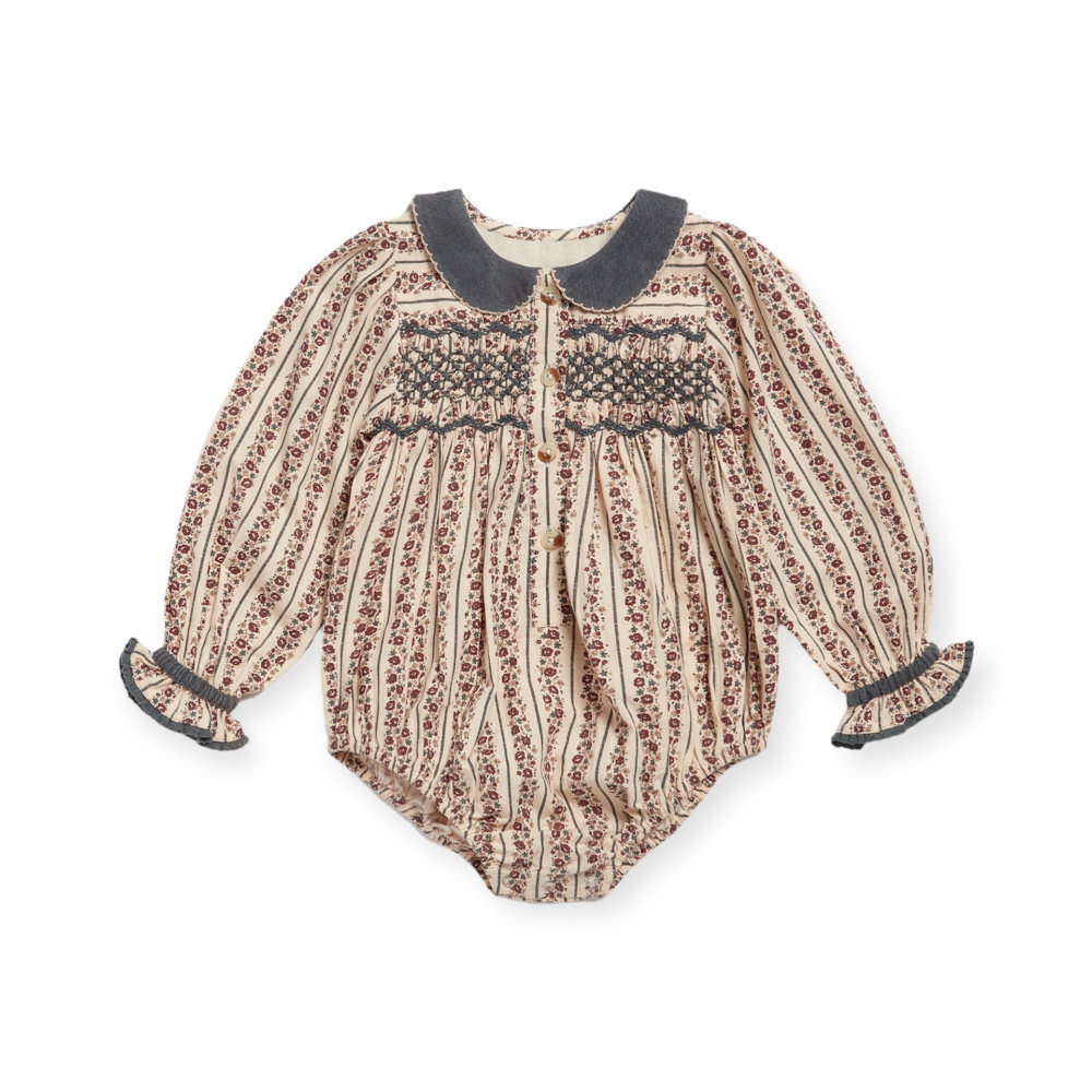 Little Cotton Clothes Emille Romper Mallory Floral