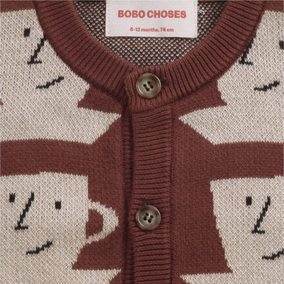 [50%OFF!] BOBO CHOSES Cup Of Tea knitted cardigan