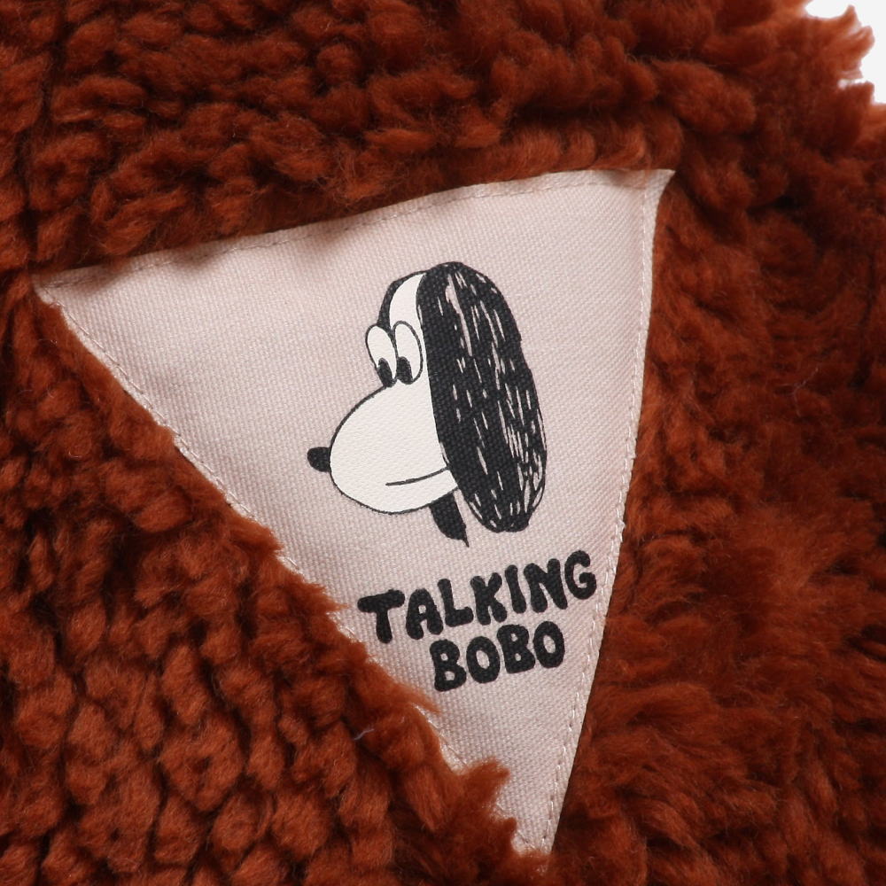 [50%OFF!] BOBO CHOSES Doggie Patch sheepskin jacket