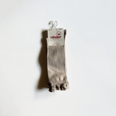 condor Knee socks with lace edging cuff 334