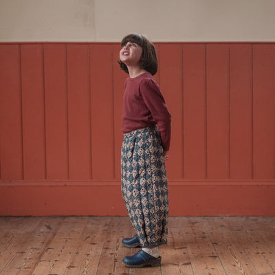Little Cotton Clothes Quilted Jessica Trousers Harlequin Floral