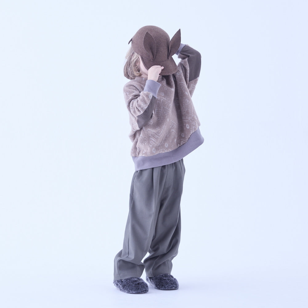 eLfinFolk Center Pressed Pants light gray