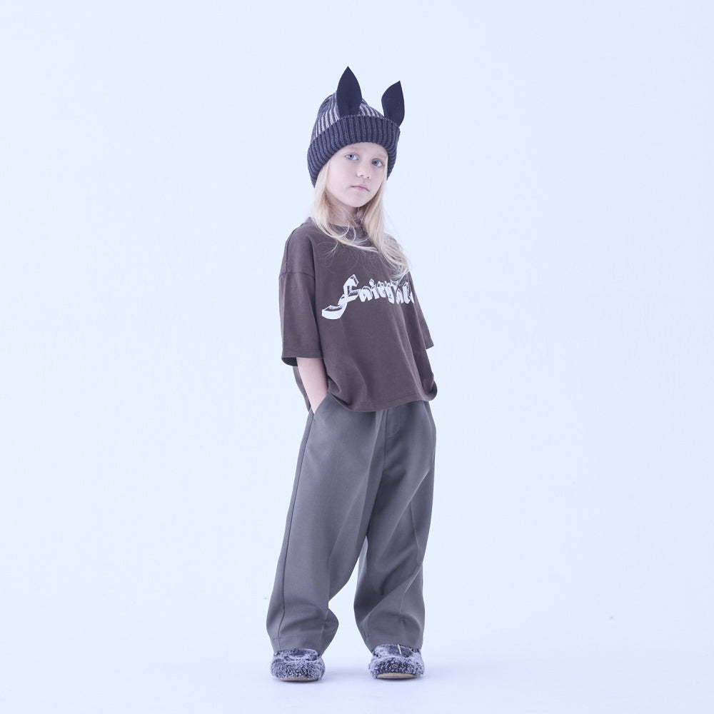 eLfinFolk Center Pressed Pants light gray