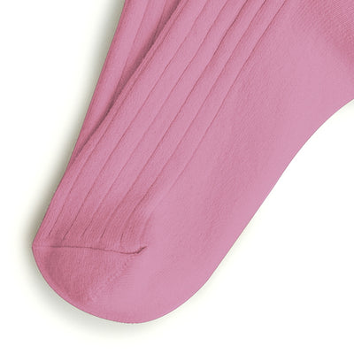 Coll&#233;gien La Mini Ribbed Ankle Socks / Rose Bonbon