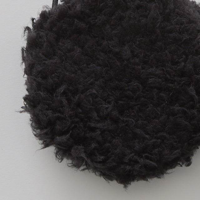 eLfinFolk Curly Boa pochette black