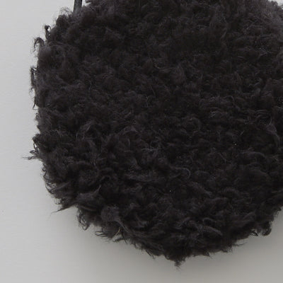 eLfinFolk Curly Boa pochette black