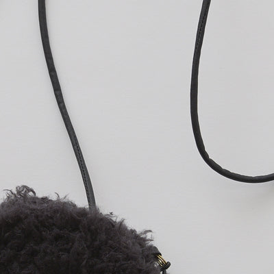 eLfinFolk Curly Boa pochette black