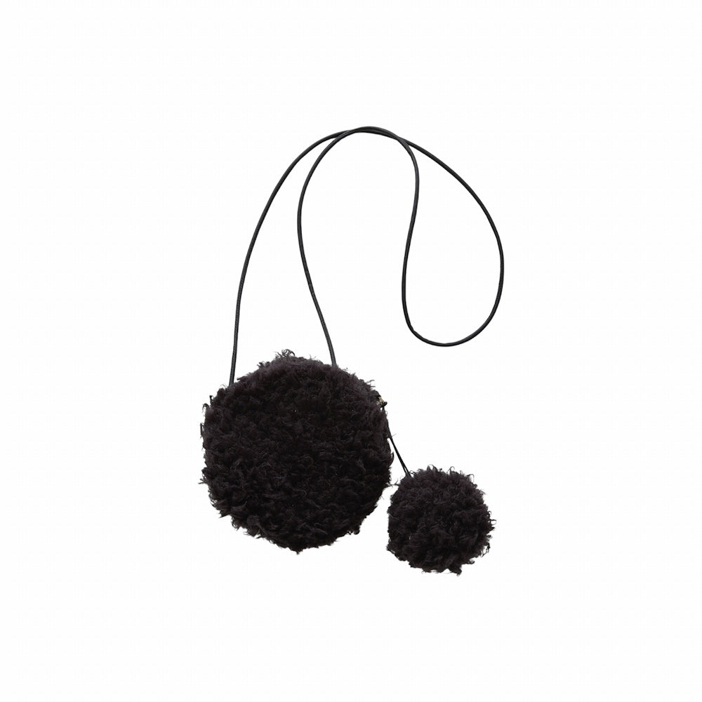 eLfinFolk Curly Boa pochette black