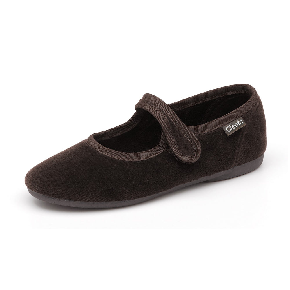 Cienta Bailarina Velvet 500 075 30 Brown