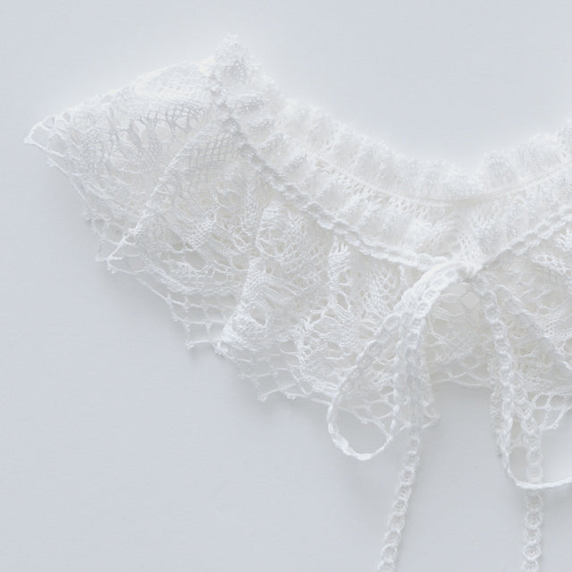 eLfinFolk Lace Collar White S