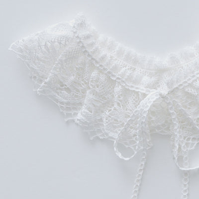 eLfinFolk Lace Collar White S