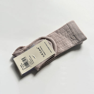 Coll&#233;gien Adele Pointelle Merino Wool Knee-high Socks / Vieux Rose