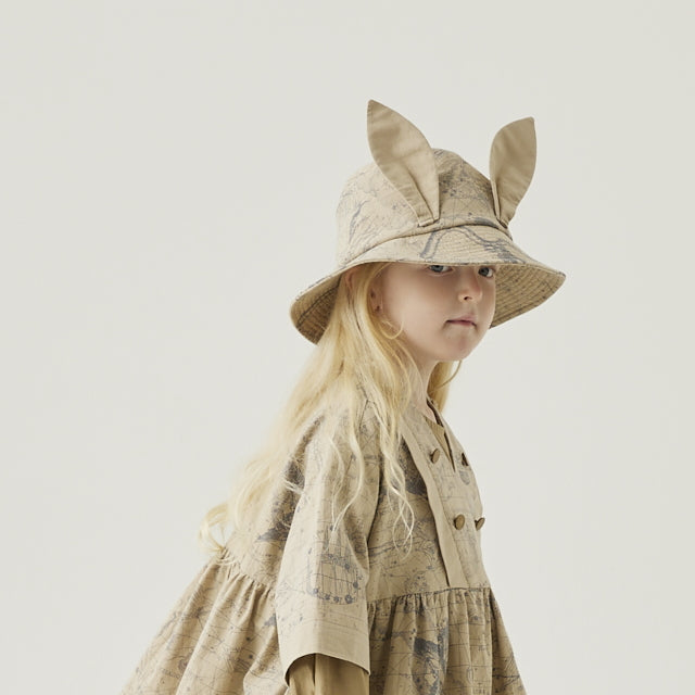 eLfinFolk Noctua Beast Bucket Hat beige