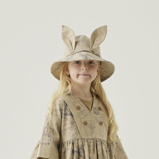 eLfinFolk Noctua Beast Bucket Hat beige