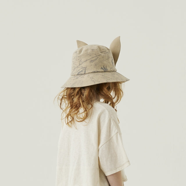 eLfinFolk Noctua Beast Bucket Hat beige