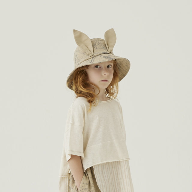 eLfinFolk Noctua Beast Bucket Hat beige