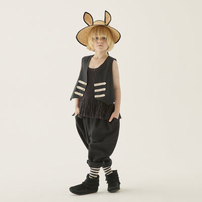 [Order Now, Ships in Feb-Mar]eLfinFolk Napoleon Vest black