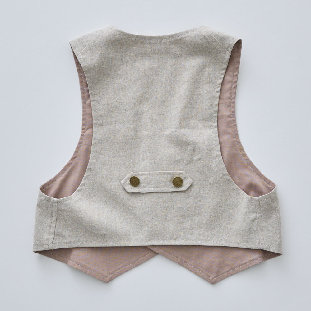 [Order Now, Ships in Feb-Mar]eLfinFolk Napoleon Vest natural