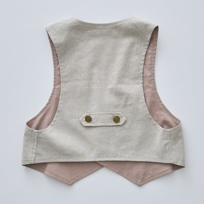 [Order Now, Ships in Feb-Mar]eLfinFolk Napoleon Vest natural