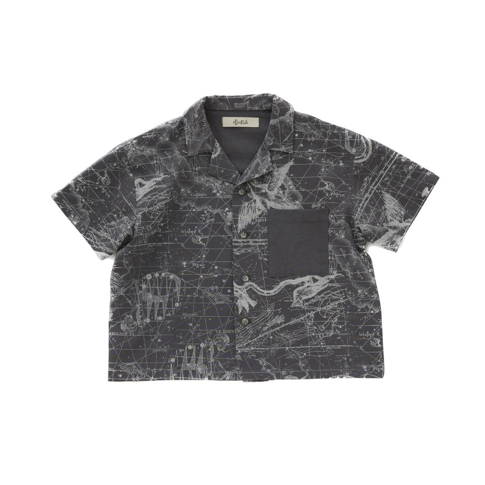 eLfinFolk Noctua Open collared Shirt gray