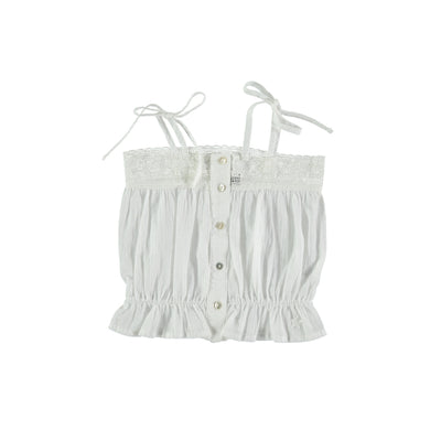 [70%OFF!]tocoto vintage Shoulder bows blouse with lace