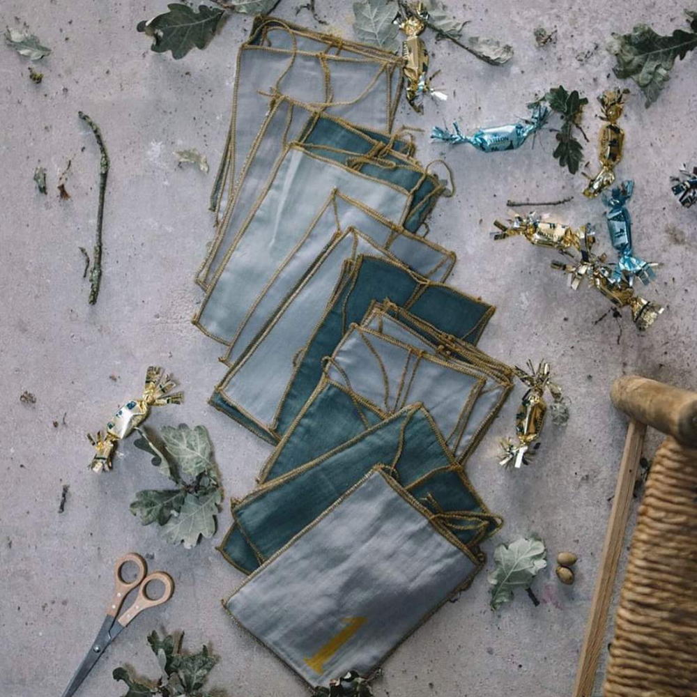 Numero 74 Advent Calendar Gift Bags Mix Blue
