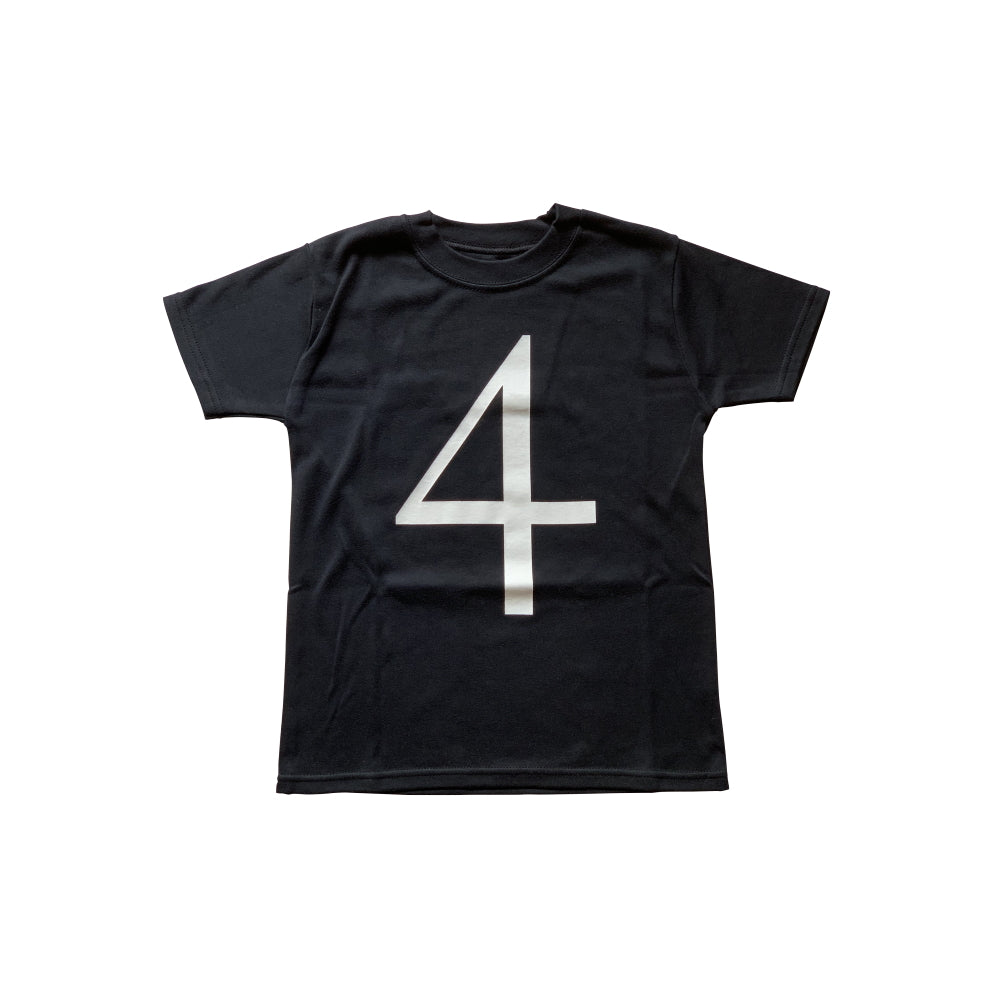 Nor-Folk The Wonder Years Birthday Number T-shirt SS Black No.4