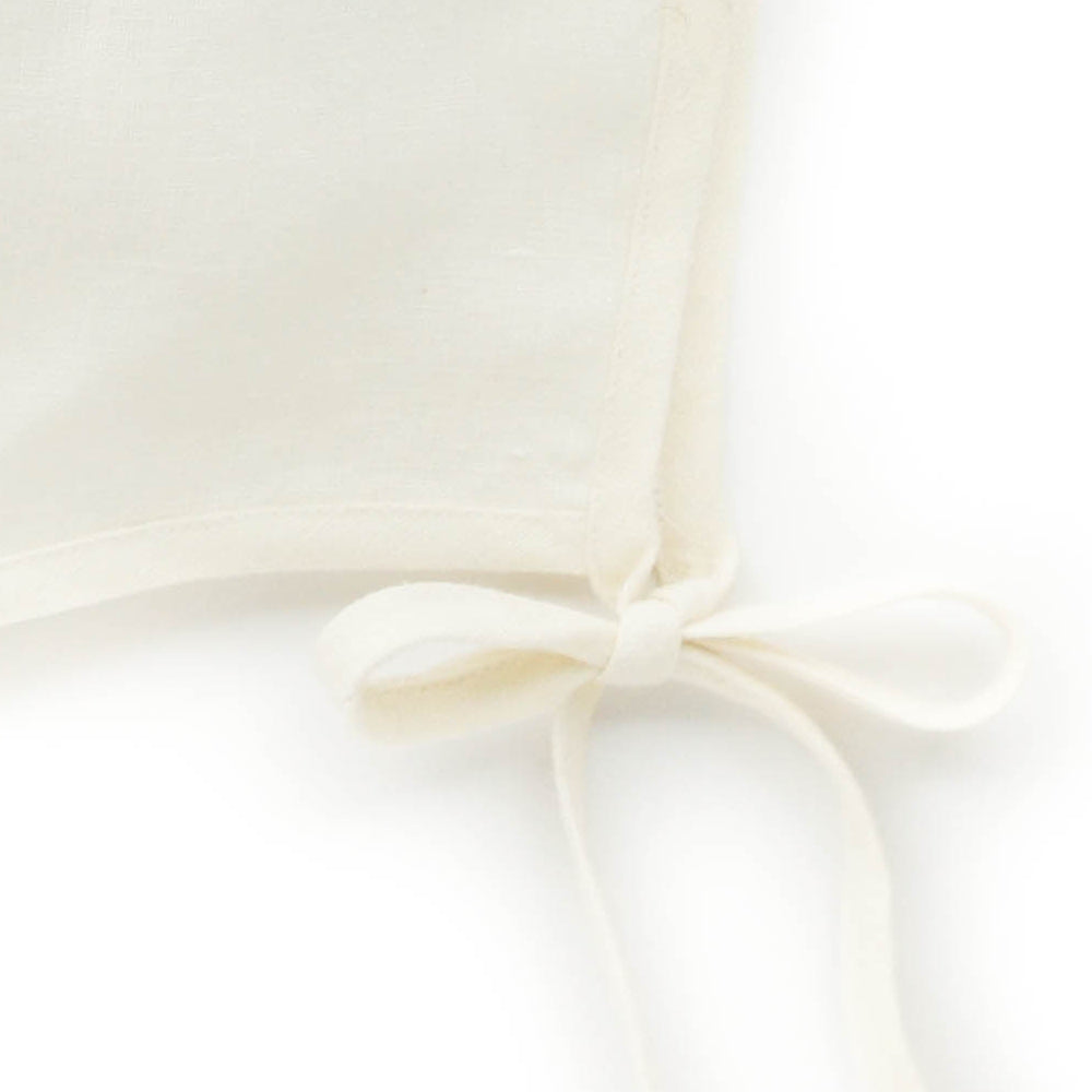 [40%OFF!]Briar Basics bonnet Ivory Linen