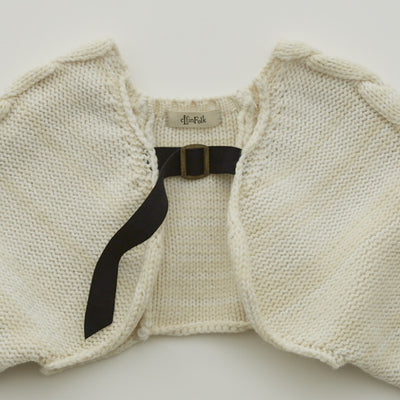 eLfinFolk Cable knit Bolero ivory