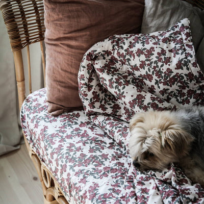 garbo & friends Percale Filled Blanket Cherrie Blossom