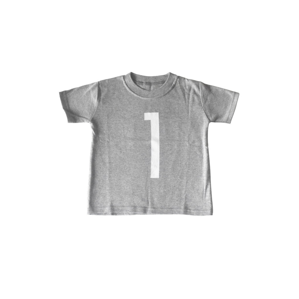 Nor-Folk The Wonder Years Birthday Number T-shirt SS Grey No.1
