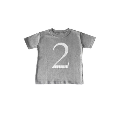 Nor-Folk The Wonder Years Birthday Number T-shirt SS Grey No.2
