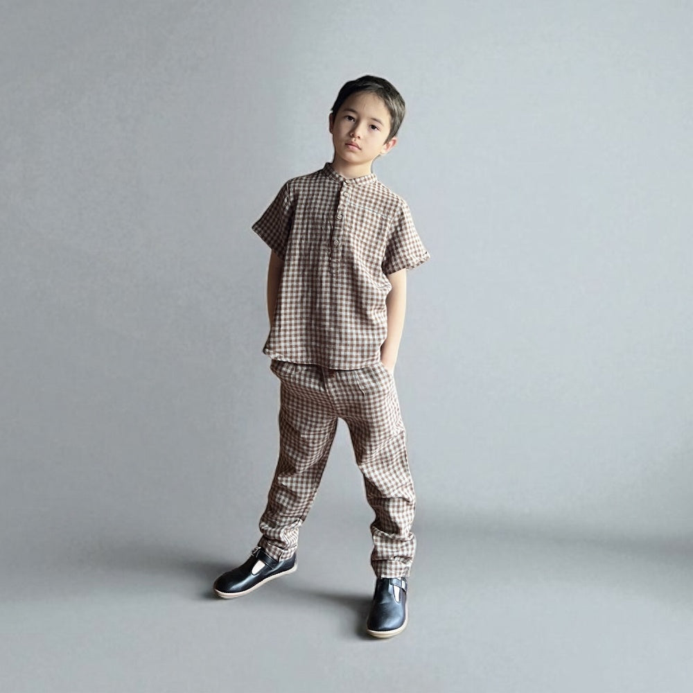 Rylee & Cru Ethan Trouser gingham