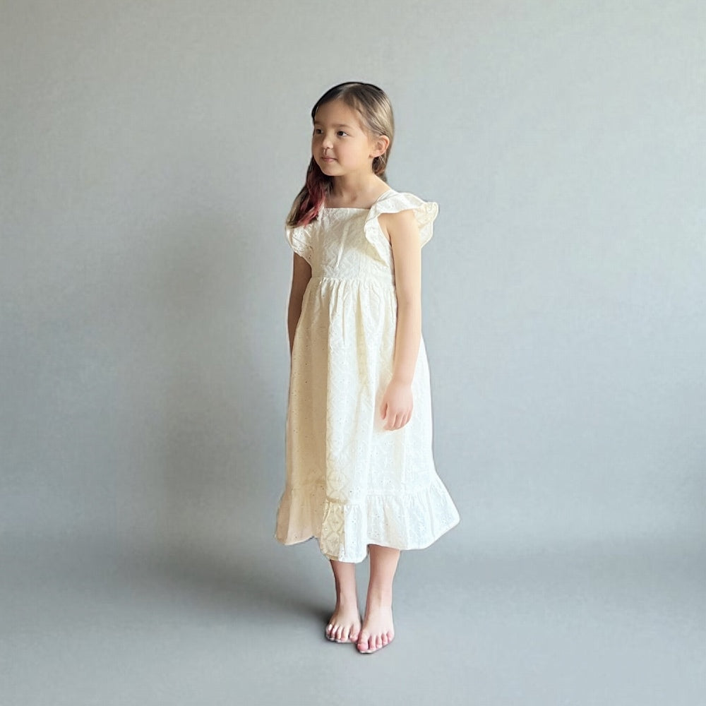 NORALEE Lucy Dress Ivory Eyelet