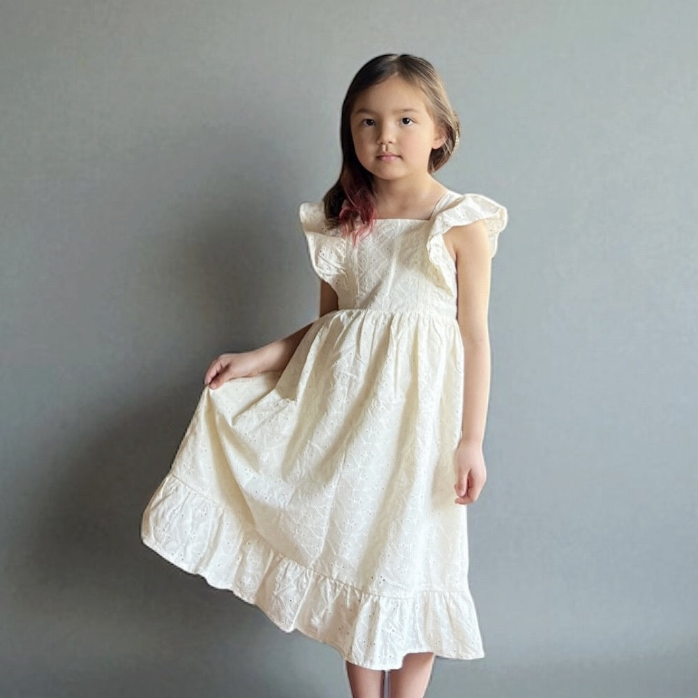NORALEE Lucy Dress Ivory Eyelet