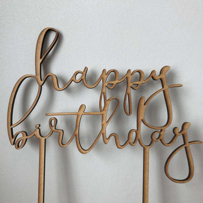 &merci Cake Topper happy birthday